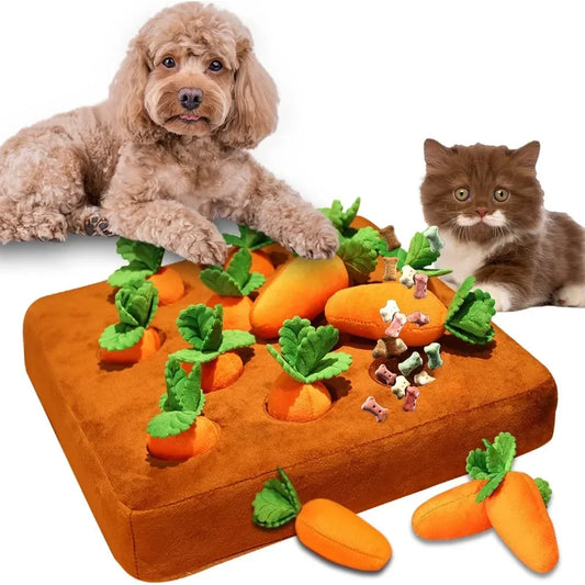 Carrot Snuffle Mat Puzzle Toy for Dogs and Cats