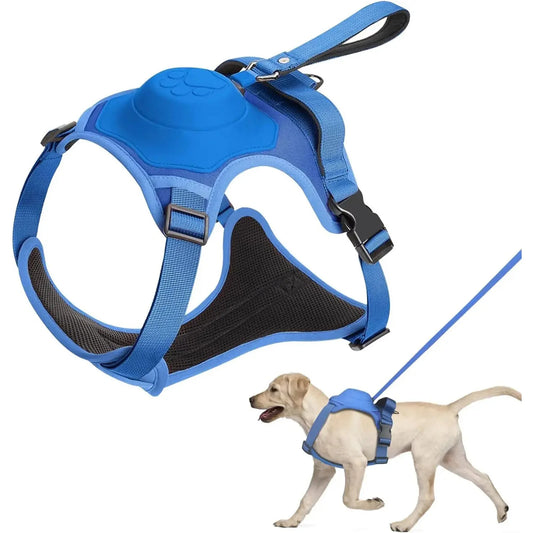 All in One Retractable Dog Harness Leash